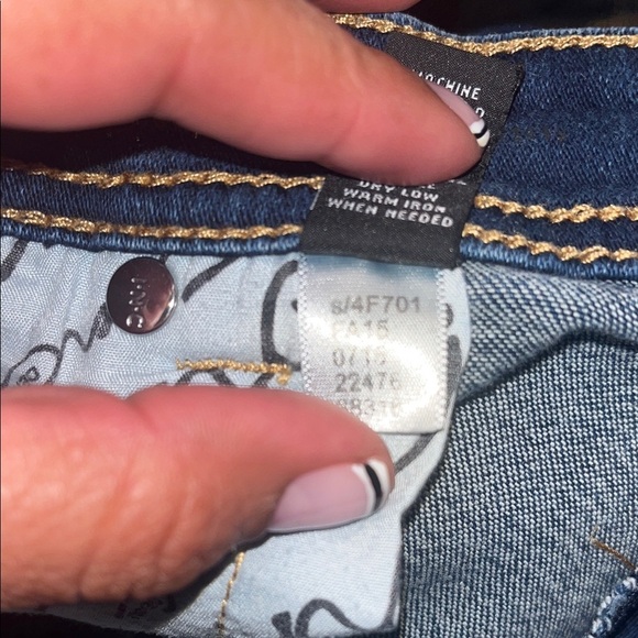 INC SKINNY LEG REGULAR FIT SIZE 12S Blue Denim Jeans - Picture 8 of 8